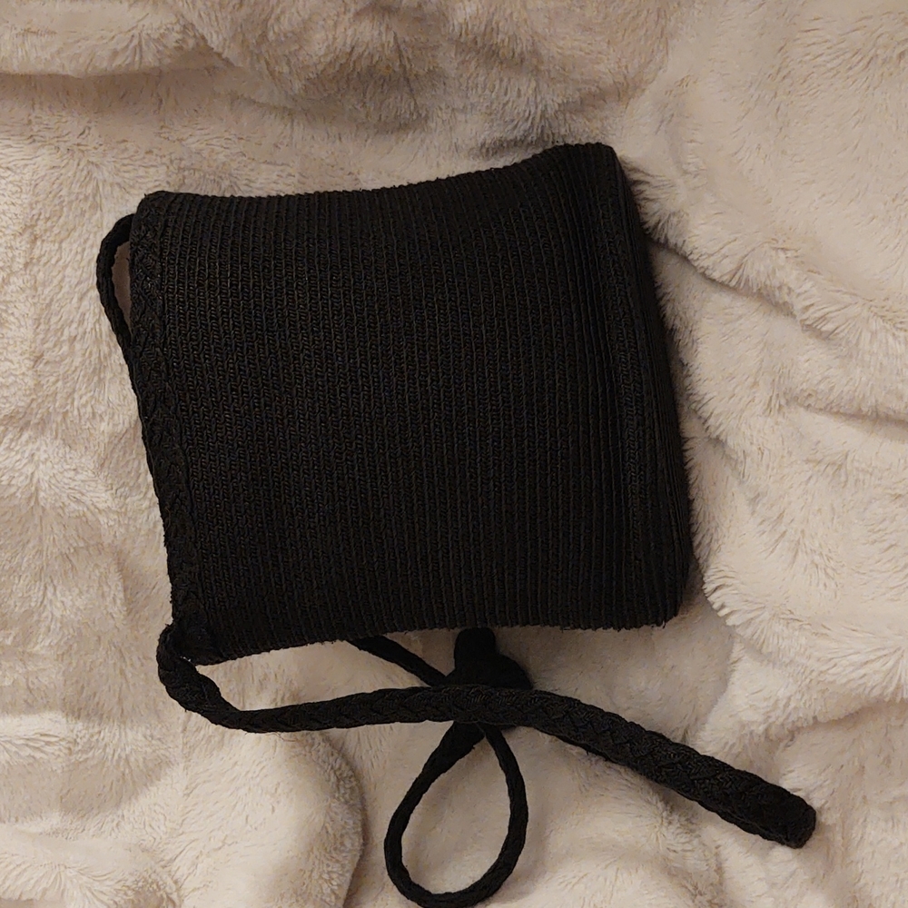 Liz Claiborne Black Textile Purse